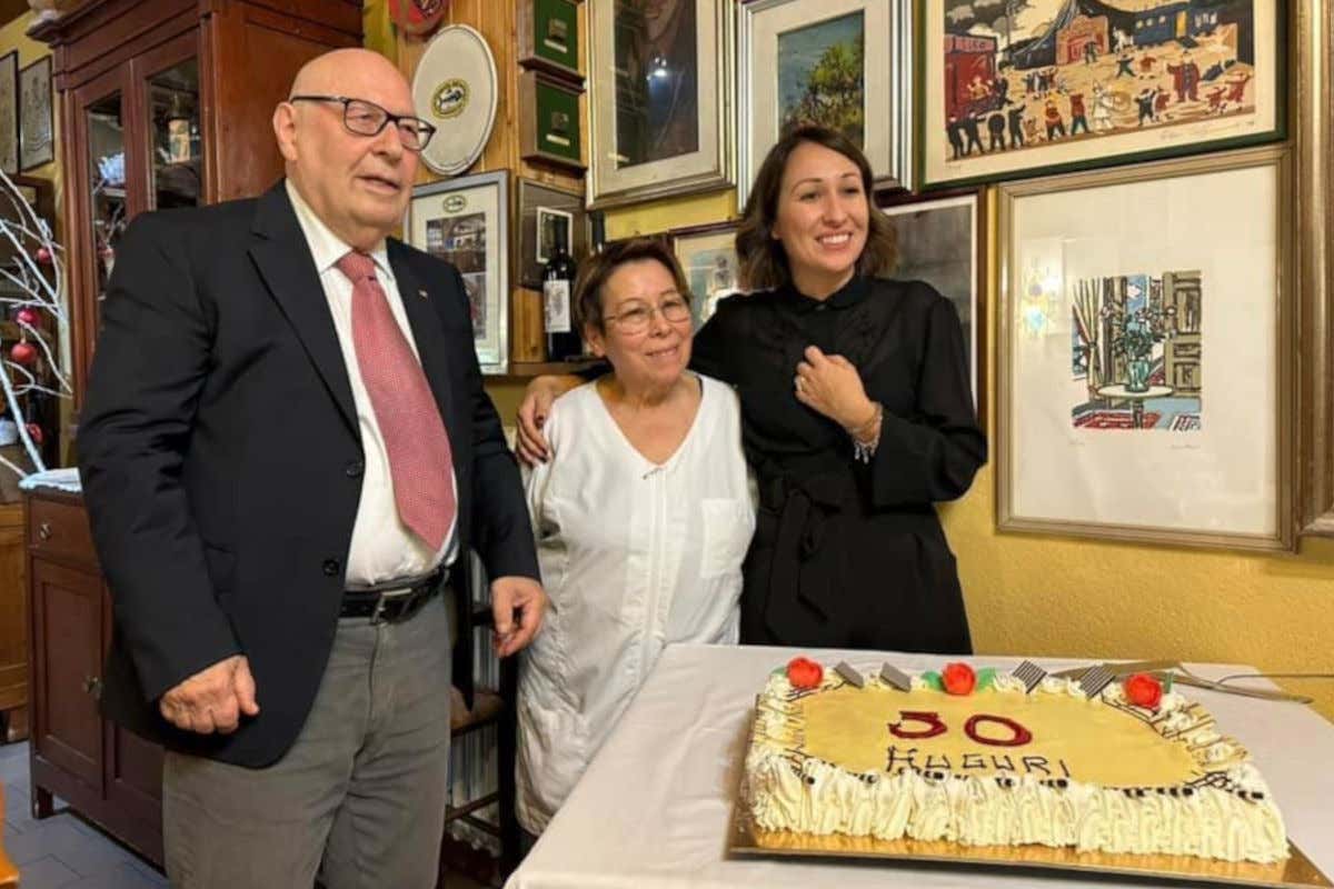 Rolando, Palmina e Roberta festeggiano i 50 anni Rolando Ramoscelli 50 anni di cucina dialettale e un meritato Oscar alla carriera